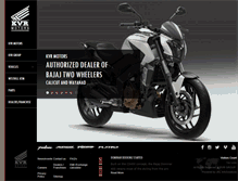 Tablet Screenshot of kvrmotors.com